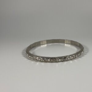 Elegant Silver Bangle Bracelet
